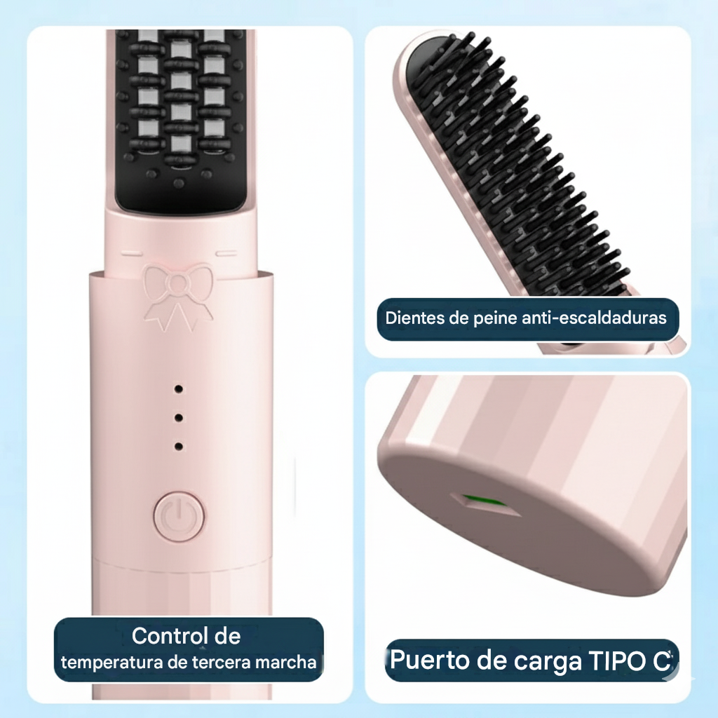 Rizador Automático: Ondas de Peluquería en Minutos, ¡Sin Enredos ni Quemaduras!