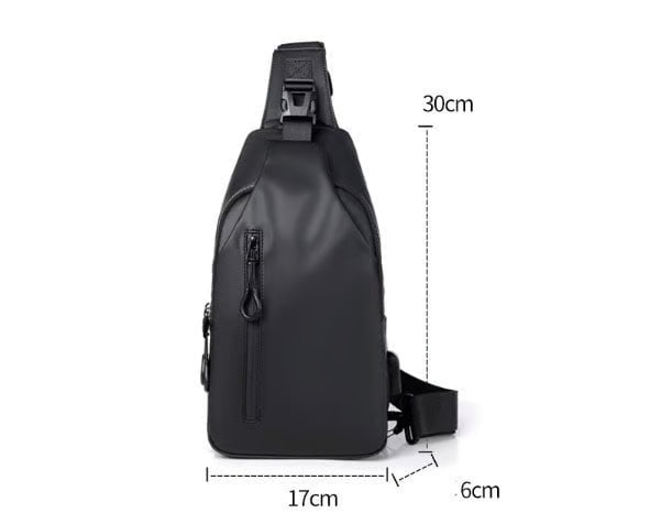 Sling impermeable con USB integrado: tu compañera ideal para ir ligero, seguro y conectado