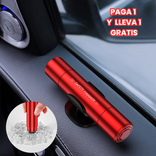 SAFEKEY™ | AYUDA DE EMERGENCIA 2 EN 1 | ROMPEVIDRIOS Y CORTADOR DE CINTURÓN - 1+1 GRATIS 🚨