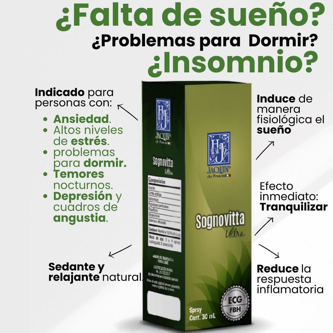 Sognovita – Spray Natural para un Sueño Profundo y Reparador (30ml)