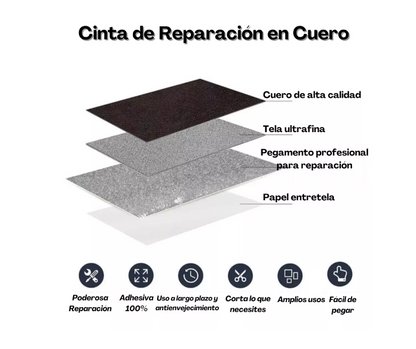 Cinta Reparadora Premium: ¡Restaure Sofás y Sillas en Minutos y Ahorre un Platal!