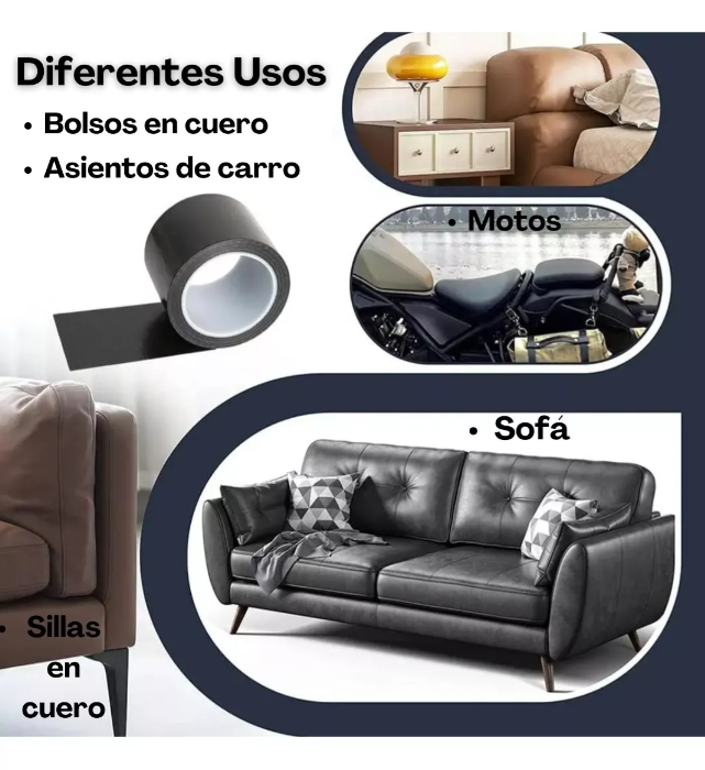 Cinta Reparadora Premium: ¡Restaure Sofás y Sillas en Minutos y Ahorre un Platal!