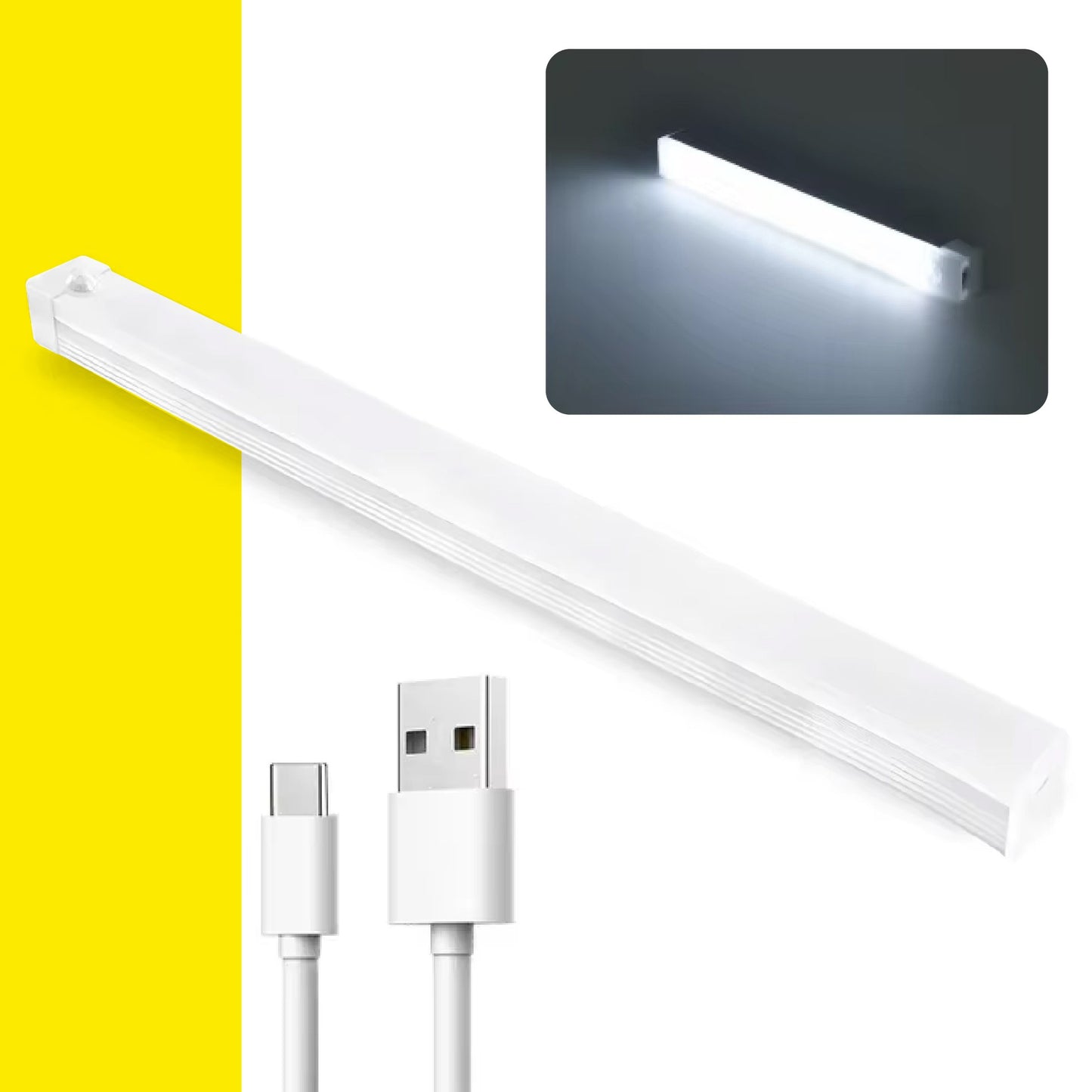 LÁMPARA TENDIX™ | TIRA DE LUZ LED INALÁMBRICA CON DETECTOR DE MOVIMIENTO 30CM🔆