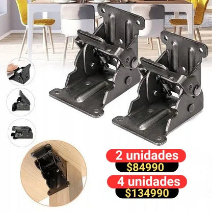 Soportes Plegables Ultra Reforzados con Bloqueo a 90°