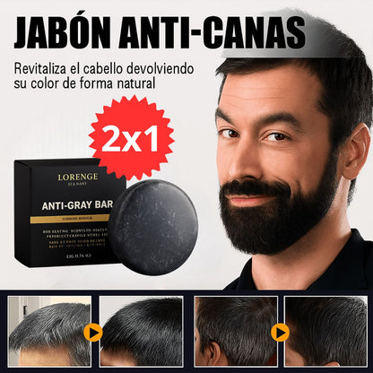 Oscurece tu cabello, barba y cejas de forma 100% natural - 2 unidades