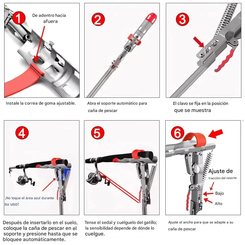 AutoHook: ¡El Soporte Inteligente que Asegura la Picada para que Tú Disfrutes la Pesca!