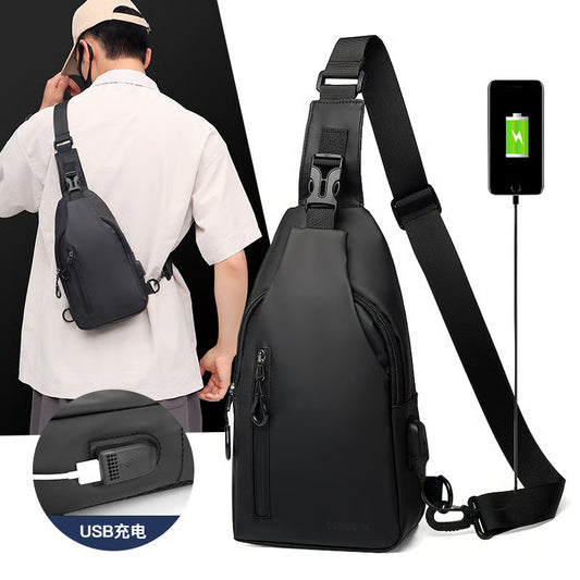 Sling impermeable con USB integrado: tu compañera ideal para ir ligero, seguro y conectado