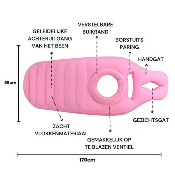 COLCHÓN INFLABLE PARA MUJERES EMBARAZADAS 🌸