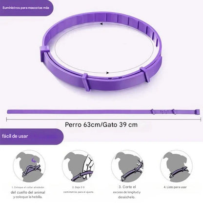 Collar Calmante Natural para Mascotas – Reduce el Estrés y la Ansiedad sin Químicos