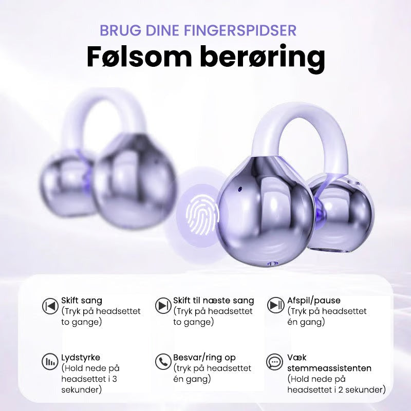 Auriculares Bluetooth con traducción de IA y auriculares abiertos