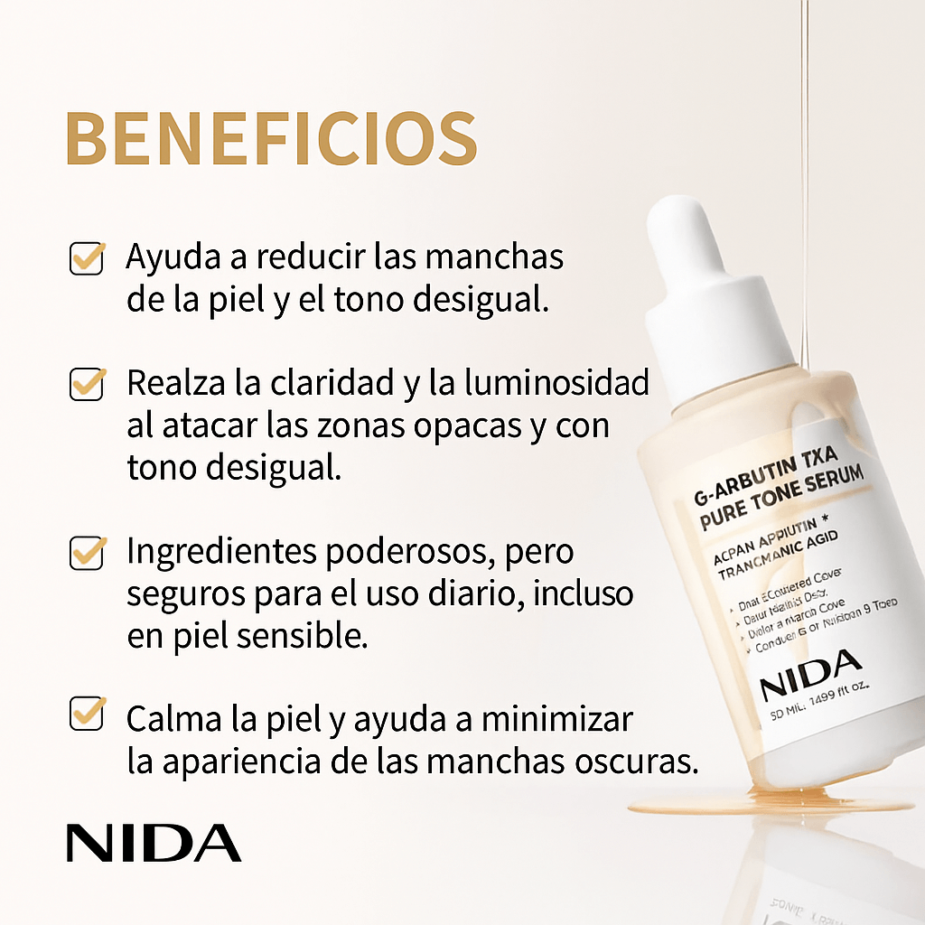 ✨ Despídete de las manchas y dale a tu piel un tono uniforme y luminoso