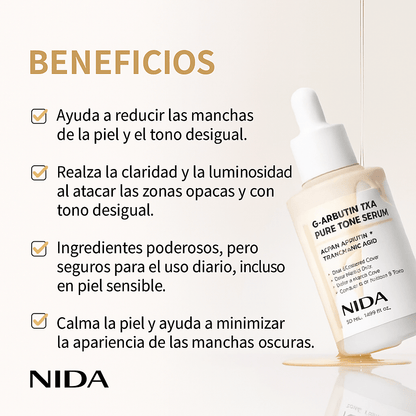 ✨ Despídete de las manchas y dale a tu piel un tono uniforme y luminoso