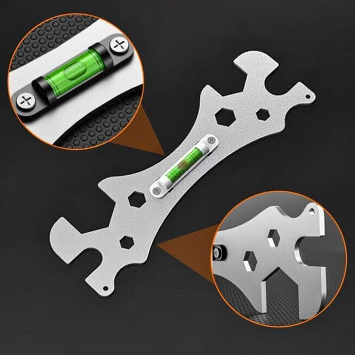 LLAVE HEXAGONAL MULTIFUNCIONAL CON NIVEL DE BURBUJA 🔧
