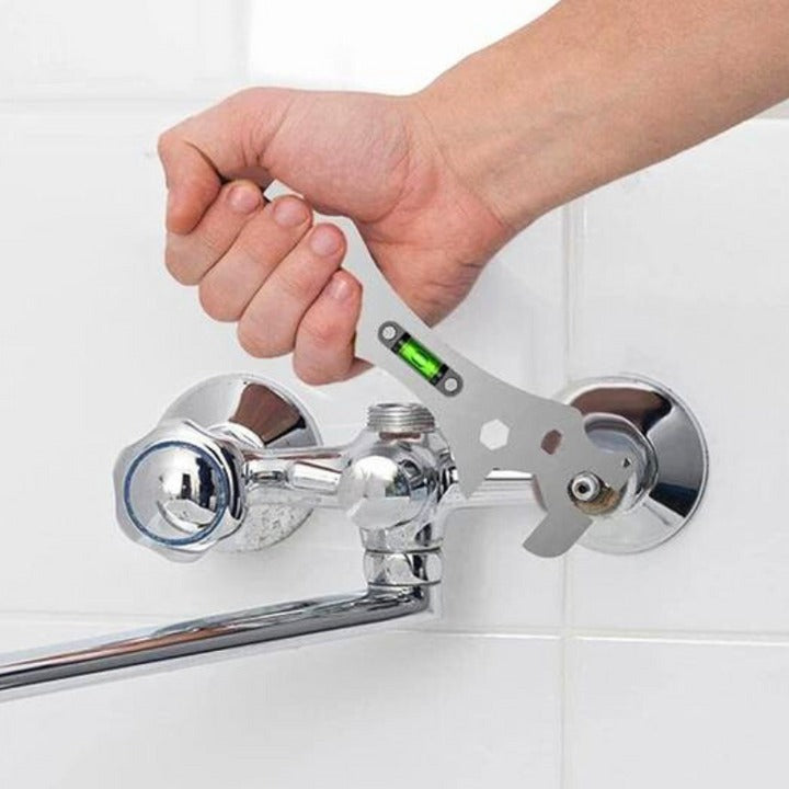 LLAVE HEXAGONAL MULTIFUNCIONAL CON NIVEL DE BURBUJA 🔧