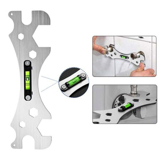 LLAVE HEXAGONAL MULTIFUNCIONAL CON NIVEL DE BURBUJA 🔧