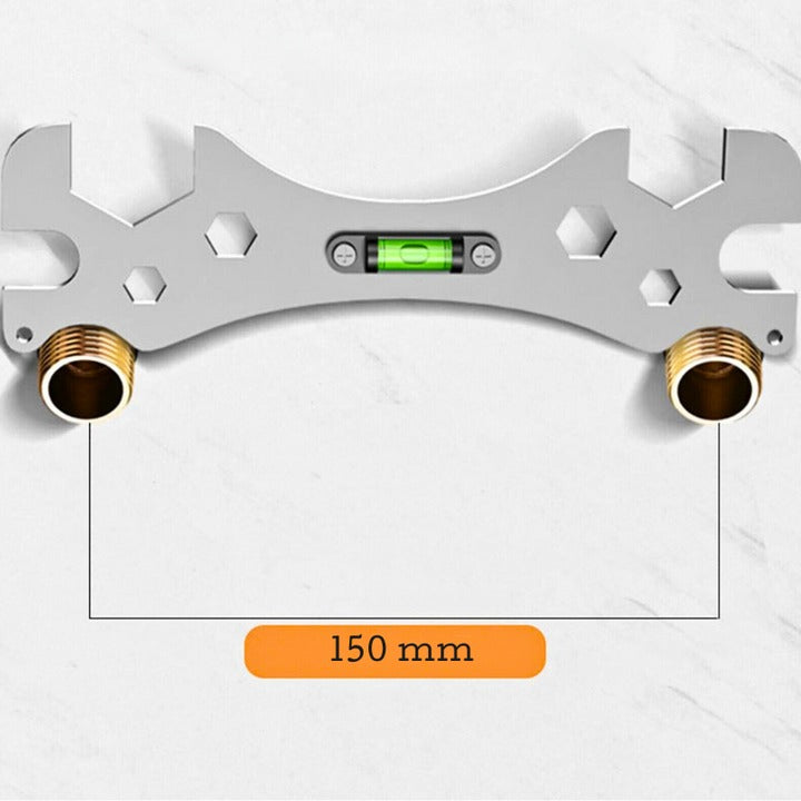 LLAVE HEXAGONAL MULTIFUNCIONAL CON NIVEL DE BURBUJA 🔧