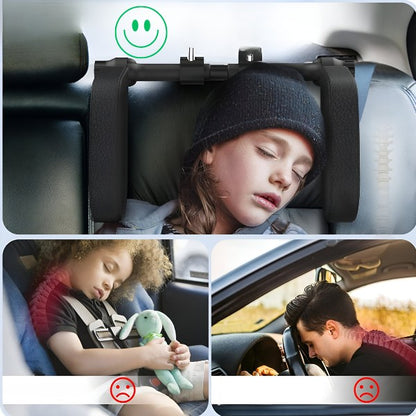 Conduce por Horas y Llega Como Nuevo: El Soporte Cervical Que Transforma Tu Silla del Carro.