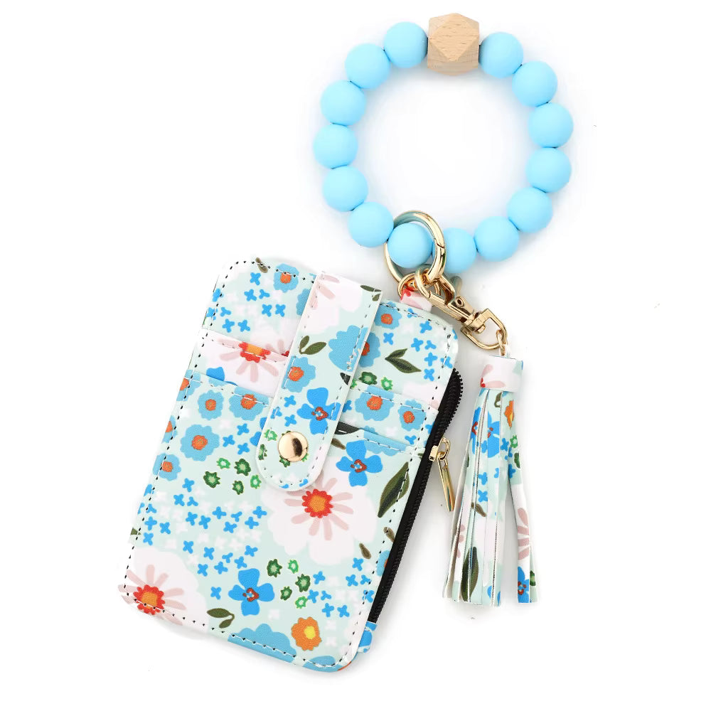 Llavero/Cartera Floral – Estilo y organización en un solo accesorio
