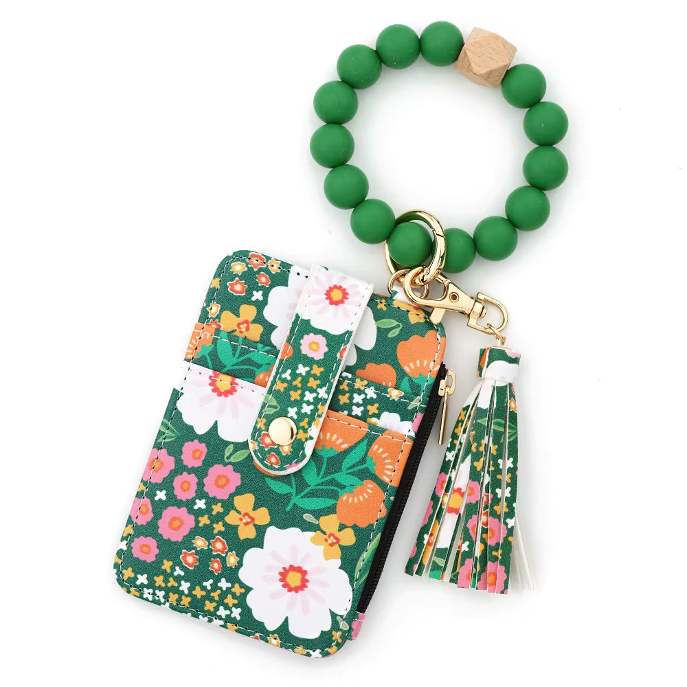 Llavero/Cartera Floral – Estilo y organización en un solo accesorio