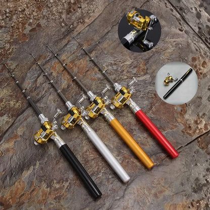 La caña de pescar más pequeña del mundo: llévala en tu bolsillo y pesca donde quieras.