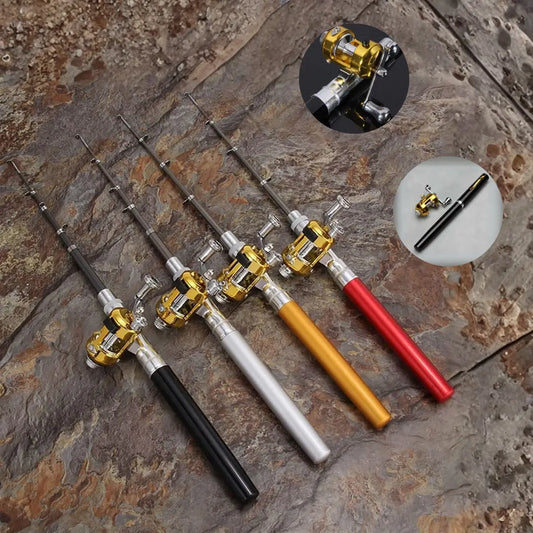 La caña de pescar más pequeña del mundo: llévala en tu bolsillo y pesca donde quieras.