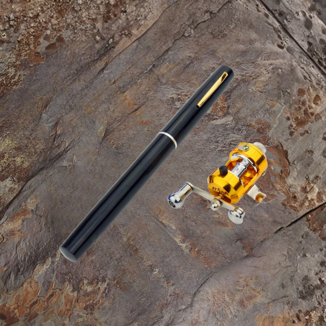 La caña de pescar más pequeña del mundo: llévala en tu bolsillo y pesca donde quieras.