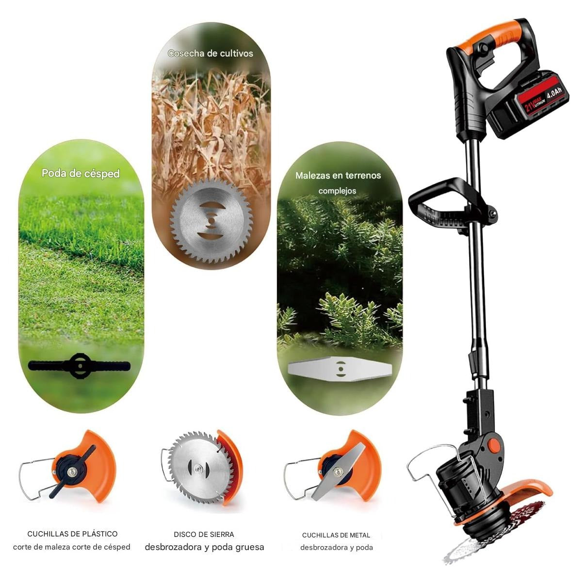 PowerTrim 48V™ — Corta, perfila y poda con precisión sin cables