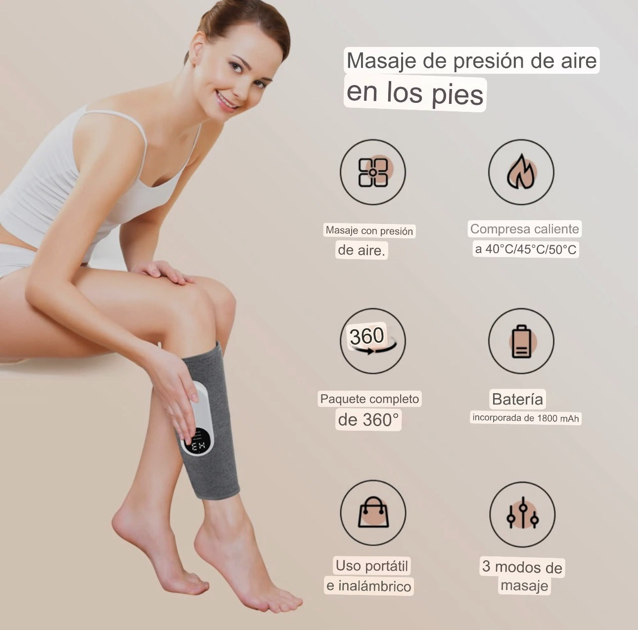 FLEXILEGS™ – MASAJEADOR 3 EN 1 PARA PIERNAS SIN DOLOR Y VITALES🦵