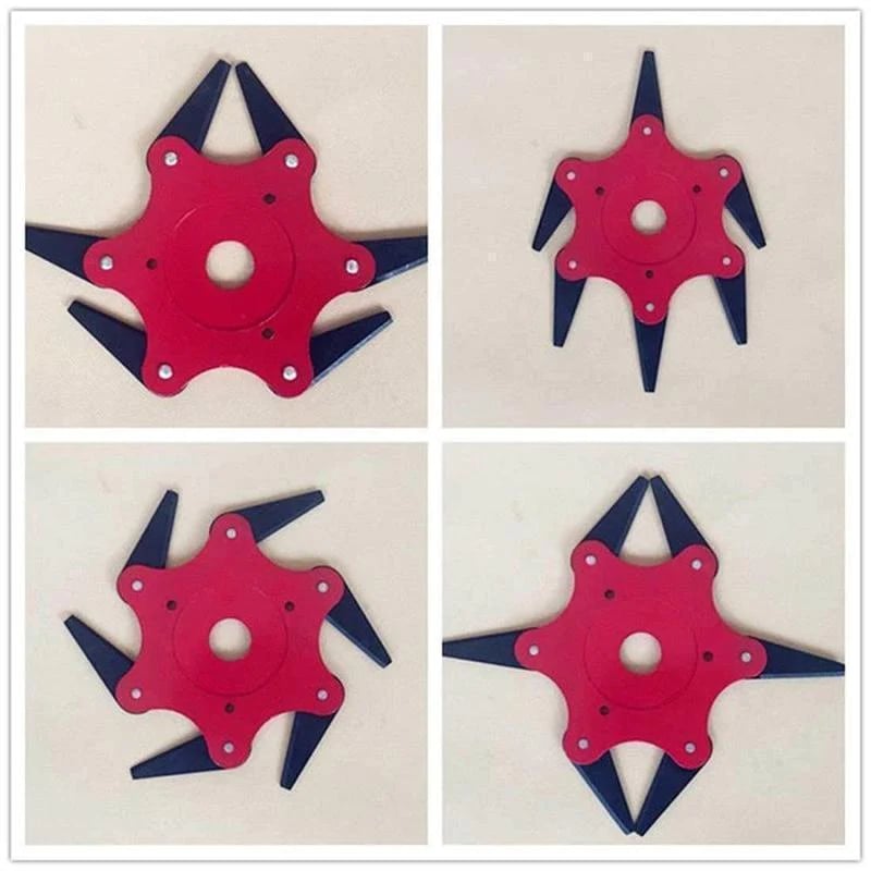 CABEZAL DE CORTE UNIVERSAL DE 6 CUCHILLAS PARA CORTACÉSPED🌿