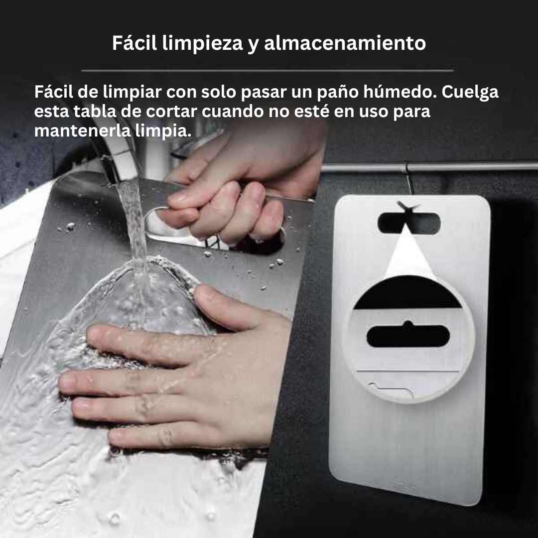 2 TABLA DE CORTAR TITANIO PURO + AFILADOR 🔪