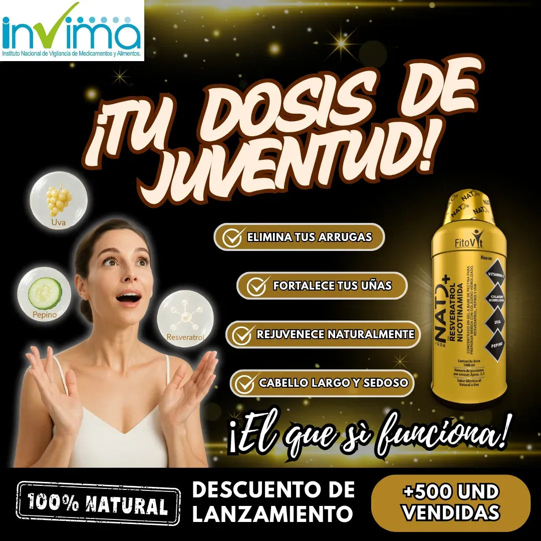 NAD+ Resveratrol + Nicotinamida | Longevidad y Energía Celular en Cada Dosis