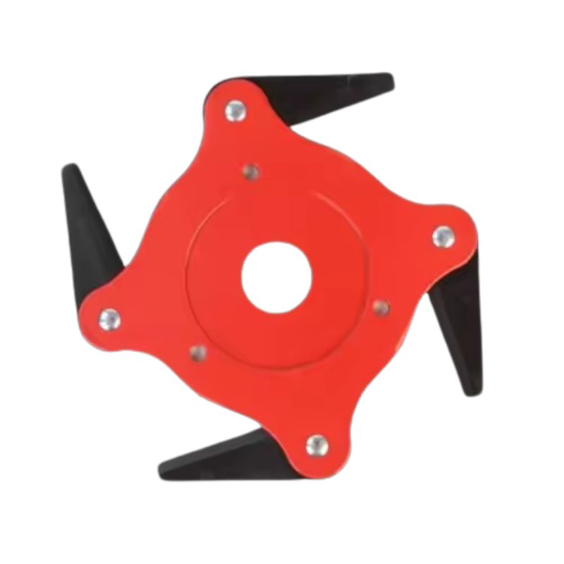 Cuchilla 'Bestia' de 4 Hojas para Guadaña: ¡Aniquila la Maleza Densa y los Arbustos sin Esfuerzo!